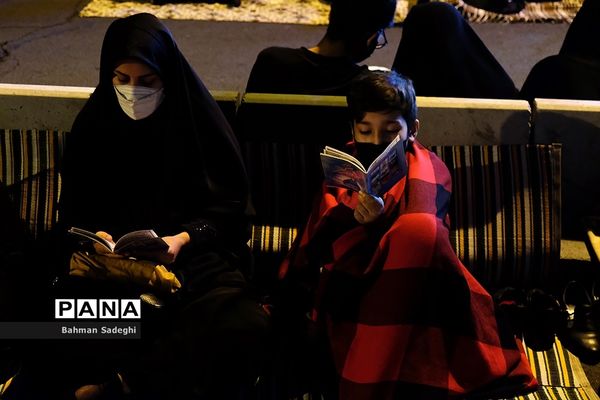 مراسم احیا شب بیست و یکم - خیابان ری