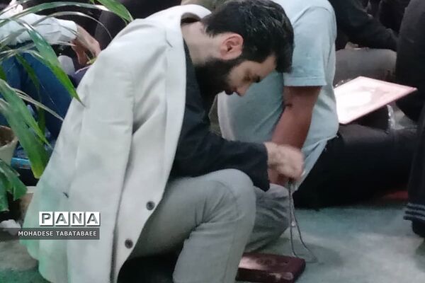 مراسم شب قدر در تپه نورالشهدا شهرستان پردیس