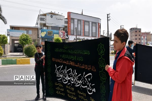 مراسم دسته‌روی دانش‌آموزان بهنمیری