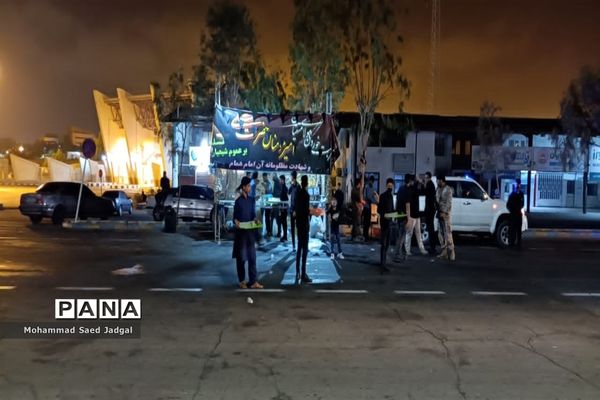 برپایی ایستگاه صلواتی به‌مناسبت شهادت حضرت علی(ع) در چابهار