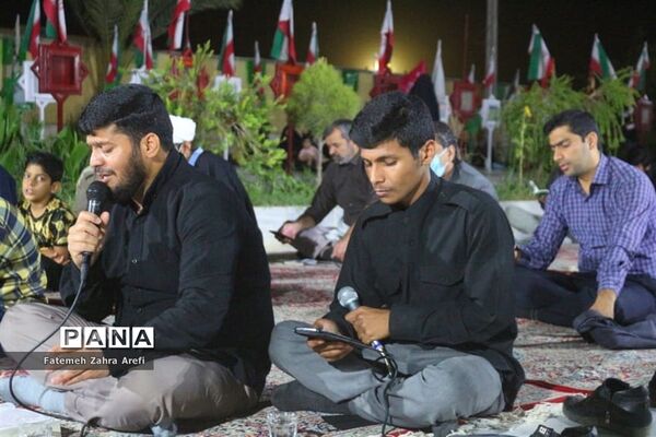 مراسم احیای دومین شب قدر در گلزار شهدای زابل