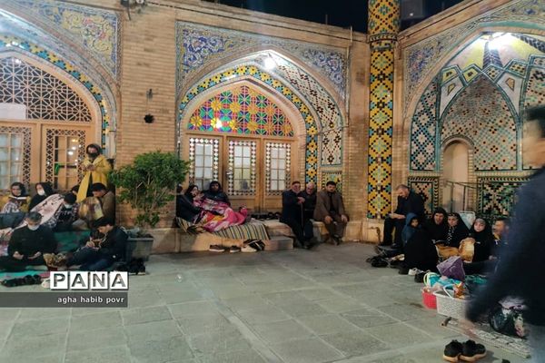 مراسم احیا شب بیست و یکم ماه مبارک رمضان در امامزاده حسین (ع) قزوین