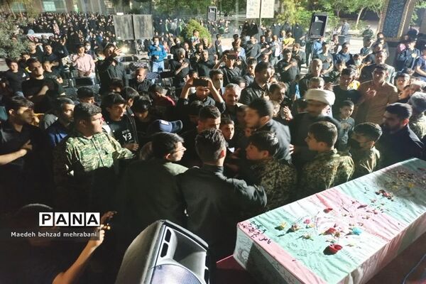 تشیع پیکر پنج شهید گمنام در شهرستان قرچک