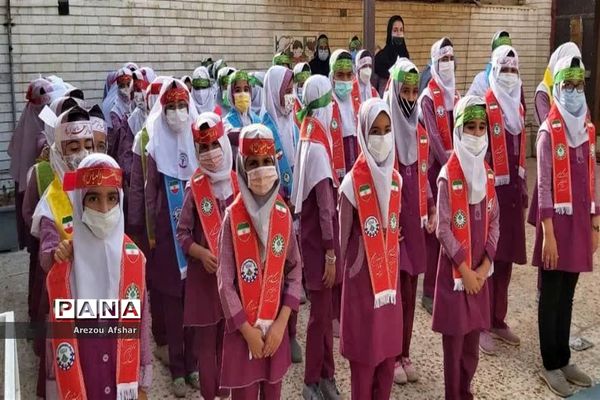 پویش دختران حاج قاسم در مدرسه غیر دولتی دخترانه ثنا بندر امام خمینی (ره)