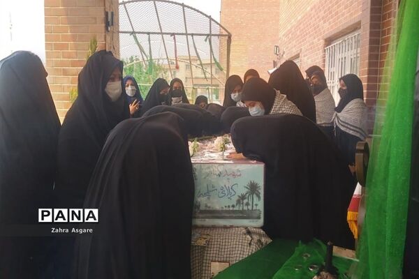 تشییع پیکر شهید گمنام در آموزش و پرورش و مدارس شهرستان ملارد