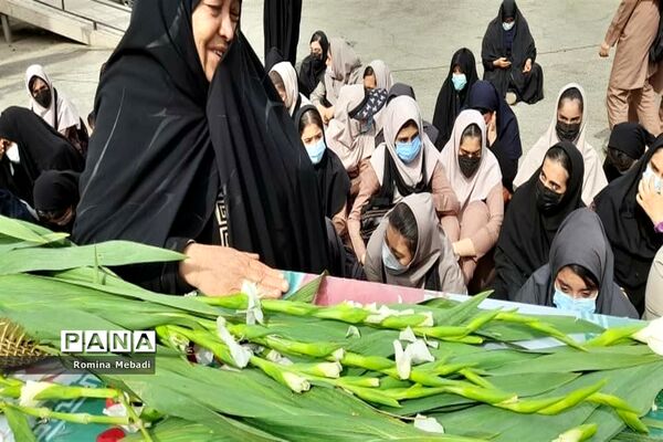 دانش‌آموزان اسلامشهر میزبان پیکر مطهرشهیدان گمنام