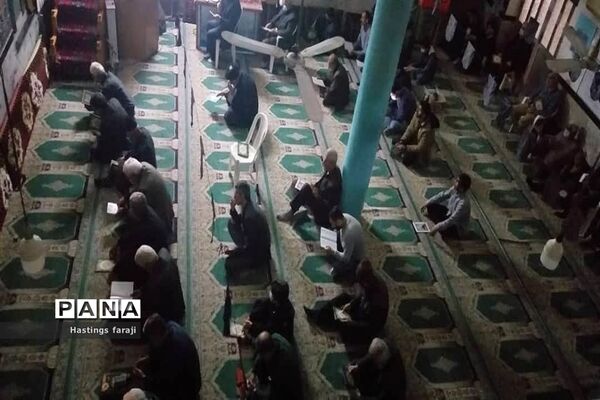 مراسم شب بیست و سوم ماه مبارک رمضان در مساجد میاندورود