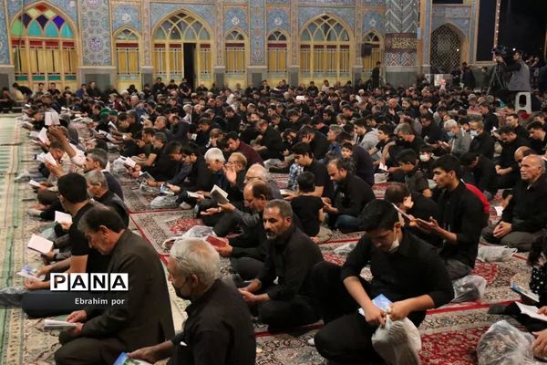 شب بیست و سوم ماه رمضان در حرم حضرت محمد هلال بن علی( ع )