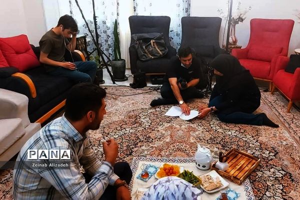 پشت صحنه فیلم کوتاه «میهمانی لاله»