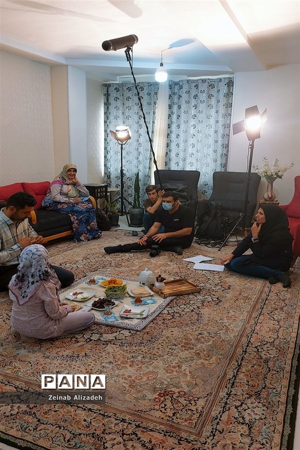 پشت صحنه فیلم کوتاه «میهمانی لاله»