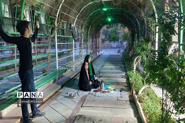 پشت صحنه فیلم کوتاه «میهمانی لاله»