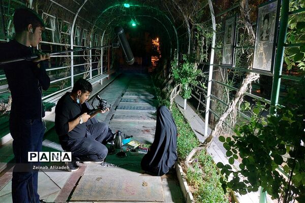 پشت صحنه فیلم کوتاه «میهمانی لاله»