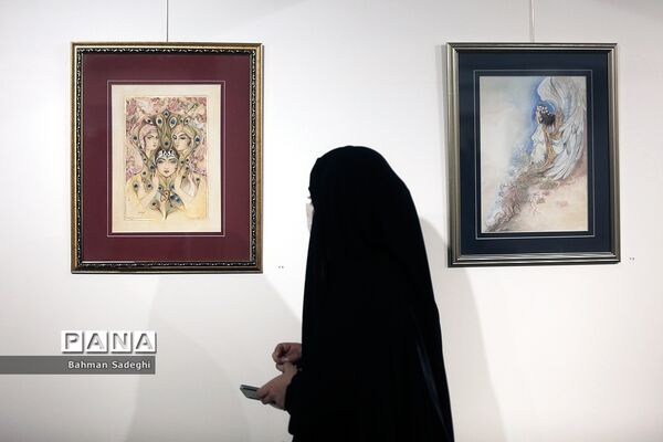 افتتاح نمایشگاه نگارگران