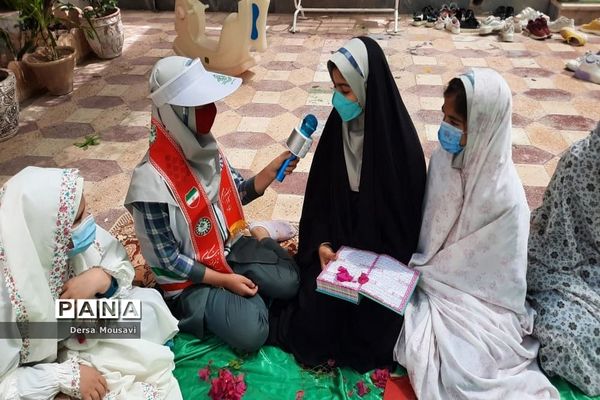 محفل انس با قرآن در دبستان طلوع اندیشه منطقه بندر ریگ