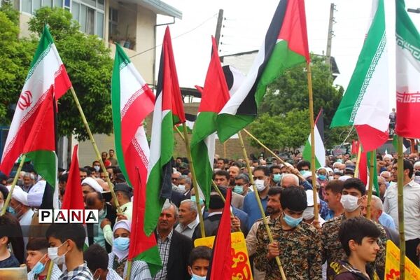 راهپیمایی روز قدس در میاندورود