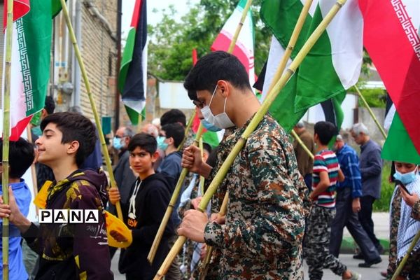 راهپیمایی روز قدس در میاندورود