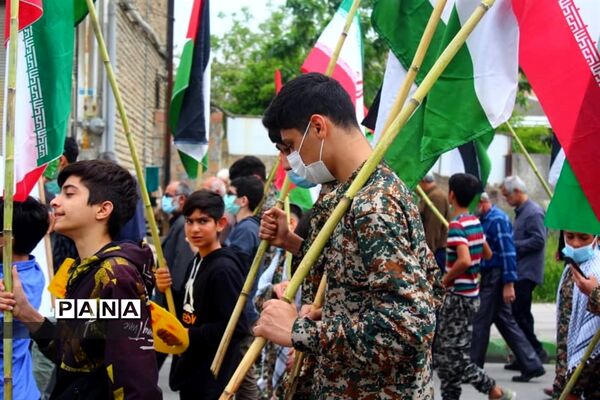 راهپیمایی روز قدس در میاندورود