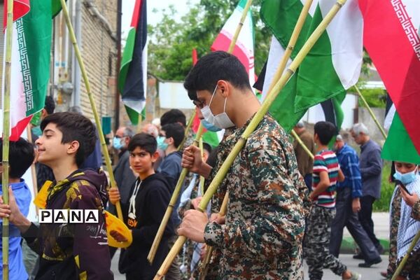 راهپیمایی روز قدس در میاندورود