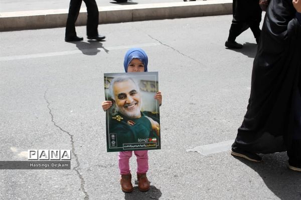 حضور حماسی مردم شیراز در راهپیمایی روز قدس