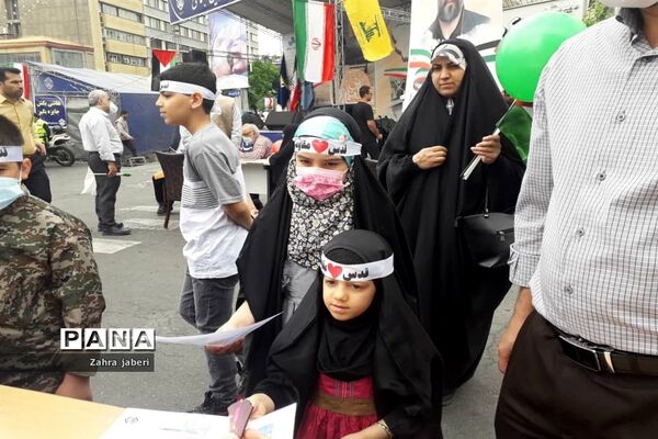 حضور پرشور نسل جدید در راهپیمایی روز قدس