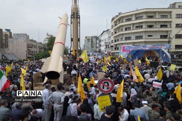 راهپیمایی روز قدس در تهران