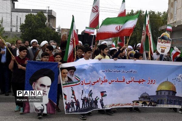 بانگ استکبارستیزی مردم در خیابان‌های بهنمیر پیچید