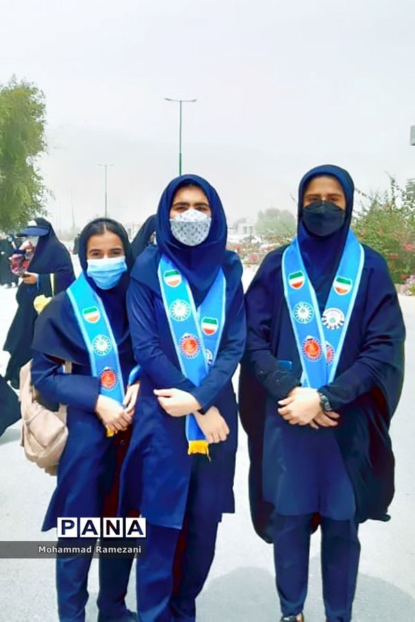 راهپیمایی روز قدس در هرمزگان با حضور پرشور فرهنگیان و دانش‌آموزان پیشتاز