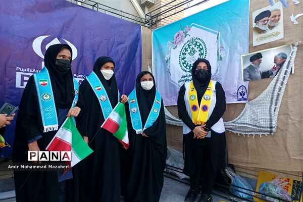 شور و اشتیاق حضور دانش‌آموزان زاهدانی در راهپیمایی روز قدس