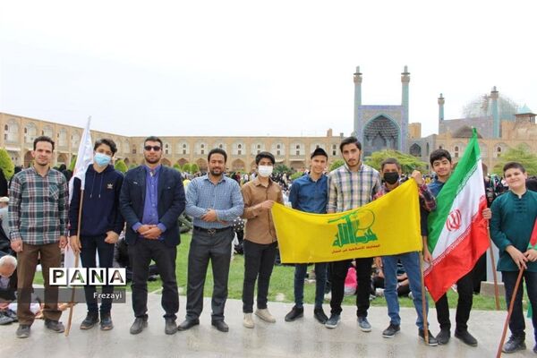 حضور پرشکوه مردم اصفهان در راهپیمایی روز قدس