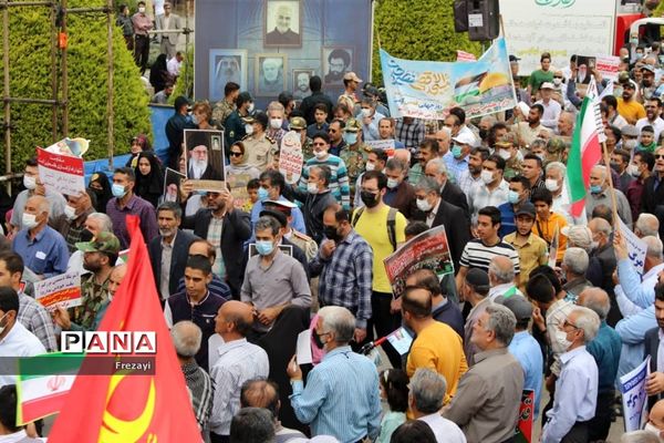 حضور پرشکوه مردم اصفهان در راهپیمایی روز قدس