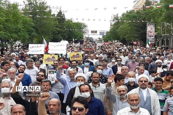برگزاری راهپیمایی روز قدس در کاشان