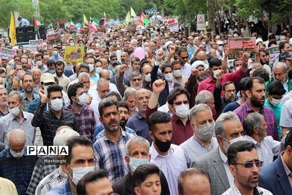 برگزاری راهپیمایی روز قدس در کاشان