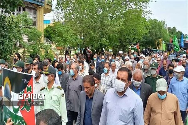 برگزاری راهپیمایی روز قدس در کاشان