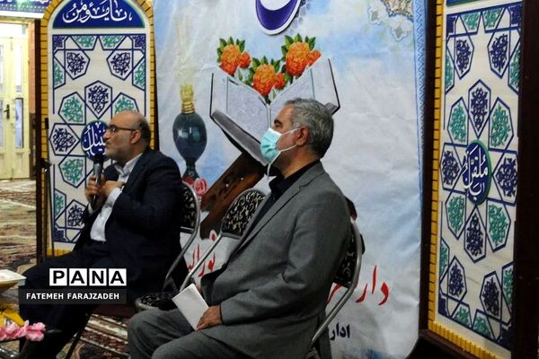 محفل نورانی انس با قرآن در مصلی شهر حسن‌آباد
