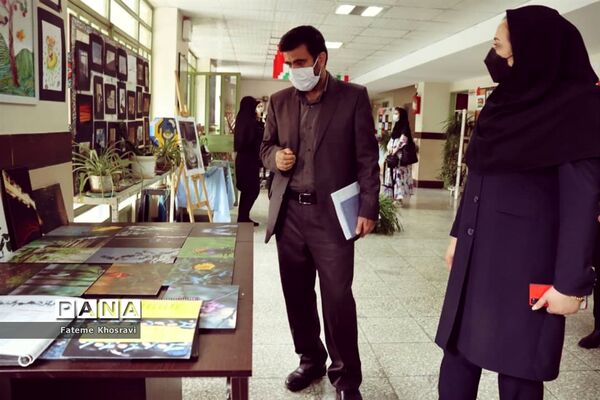 برگزاری نمایشگاه دستاوردهای هنرجویان هنرستان فنی و حرفه‌ای ایثار شهرری