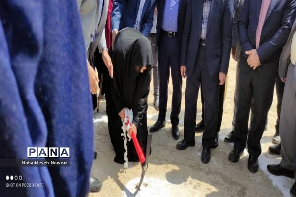 کلنگ‌زنی ساخت مدرسه جدید در نصیرشهر