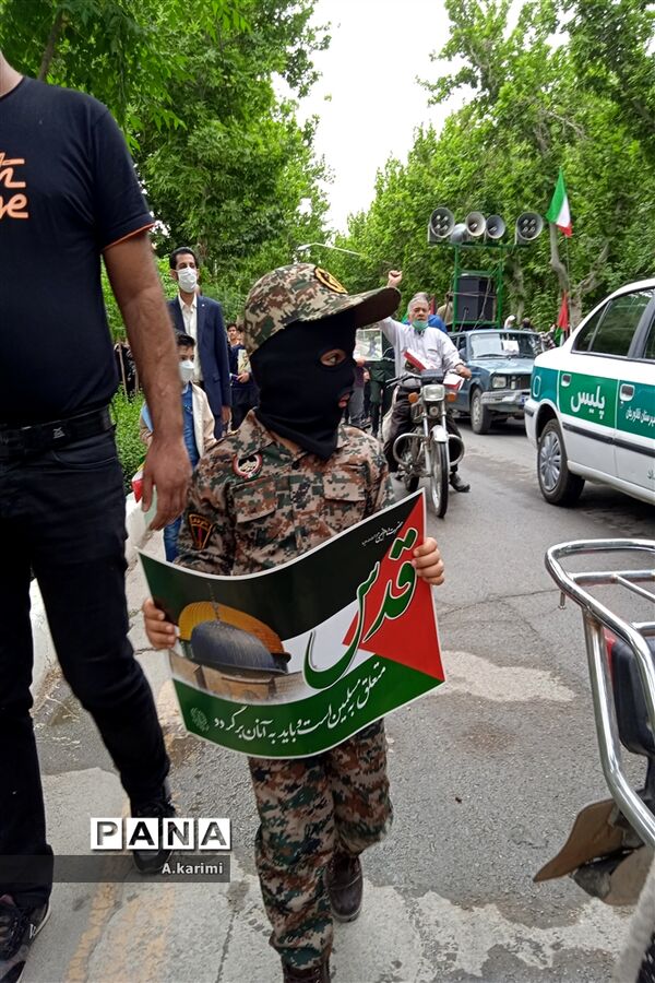 راهپیمایی روز قدس در فلاورجان