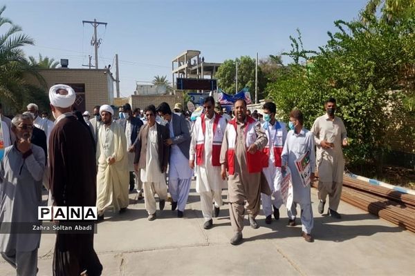 راهپیمایی روز قدس در ایرانشهر