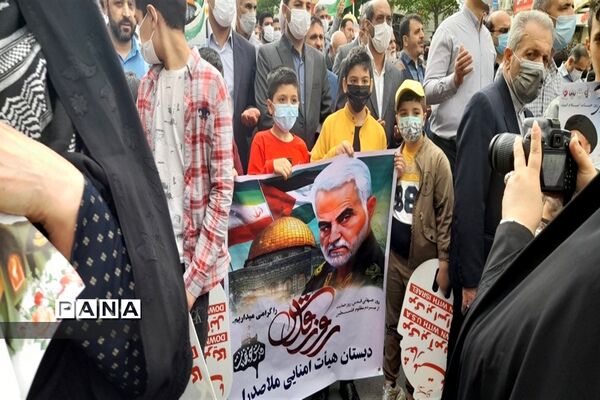برگزاری راهپیمایی باشکوه روز جهانی قدس در شهرستان قدس