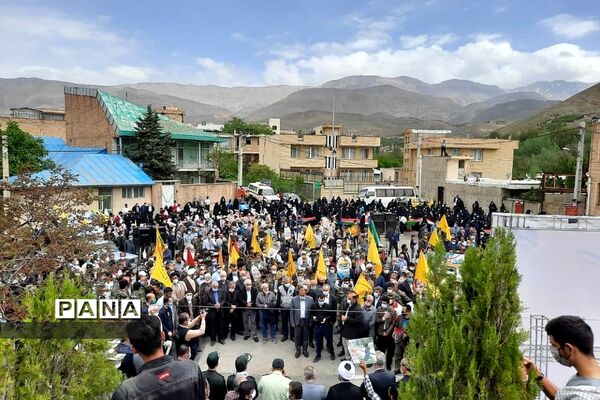 حضور پرشور مردم دماوند در راهپیمایی روز قدس