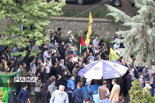 حضور پرشور مردم دماوند در راهپیمایی روز قدس