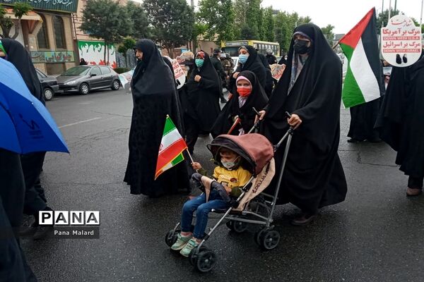 راهپیمایی روز قدس در شهرستان ملارد و صفادشت
