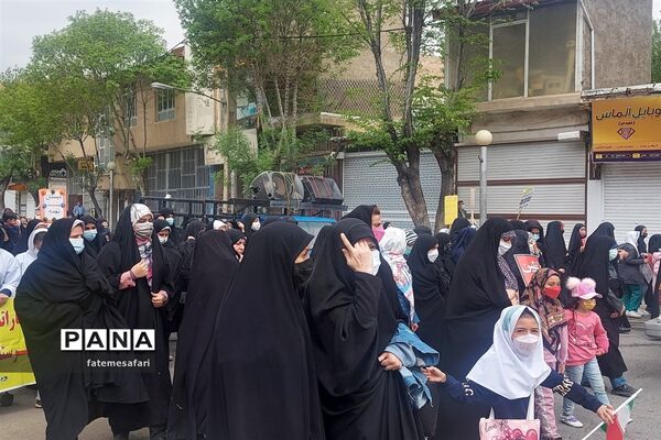 مراسم راهپیمایی روز جهانی  قدس در شهرستان فیروزکوه