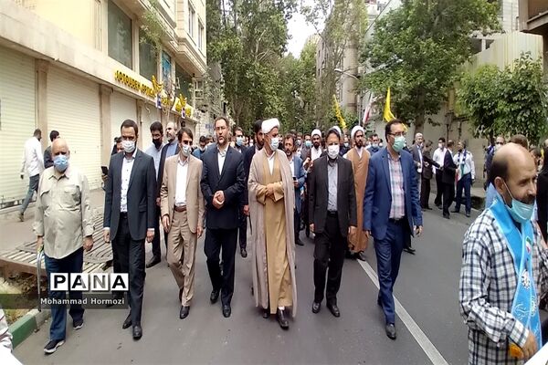 برگزاری با شکوه راهپیمایی روز قدس در تهران