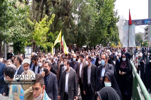 برگزاری با شکوه راهپیمایی روز قدس در تهران