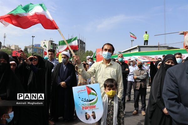 راهپیمایی روز قدس در مشهد مقدس