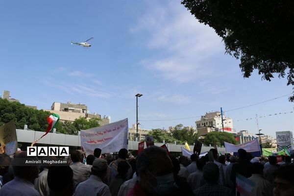 راهپیمایی روز قدس در مشهد مقدس