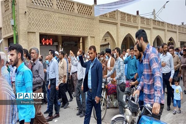 راهپیمایی روز قدس در شهرستان شوشتر