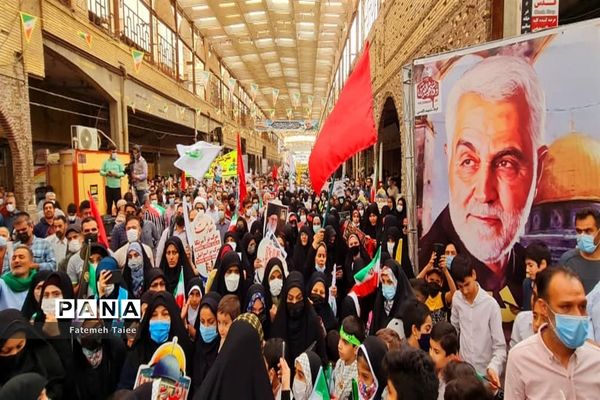 راهپیمایی روز قدس در اهواز