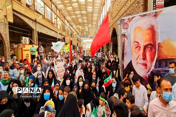 راهپیمایی روز قدس در اهواز